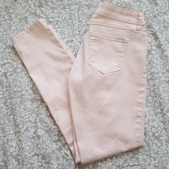 Seven7 pink skinny pants - Picture 1 of 8